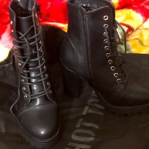 Hot Topic Platform Combat Boots